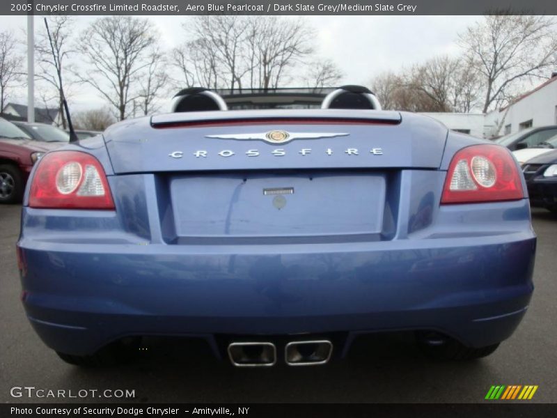 Aero Blue Pearlcoat / Dark Slate Grey/Medium Slate Grey 2005 Chrysler Crossfire Limited Roadster