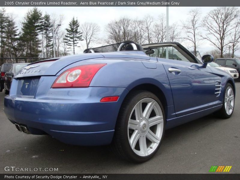 Aero Blue Pearlcoat / Dark Slate Grey/Medium Slate Grey 2005 Chrysler Crossfire Limited Roadster
