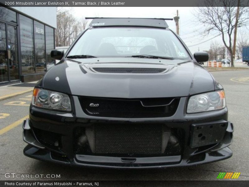 Tarmac Black / Black Leather 2006 Mitsubishi Lancer Evolution IX