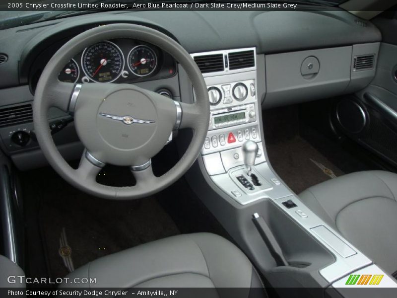 Aero Blue Pearlcoat / Dark Slate Grey/Medium Slate Grey 2005 Chrysler Crossfire Limited Roadster