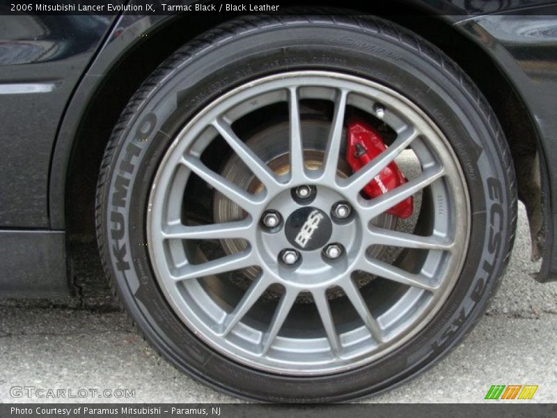 Tarmac Black / Black Leather 2006 Mitsubishi Lancer Evolution IX