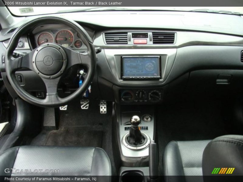 Tarmac Black / Black Leather 2006 Mitsubishi Lancer Evolution IX