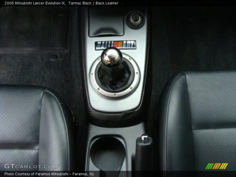 Tarmac Black / Black Leather 2006 Mitsubishi Lancer Evolution IX