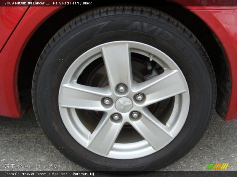 Rally Red Pearl / Black 2009 Mitsubishi Lancer ES