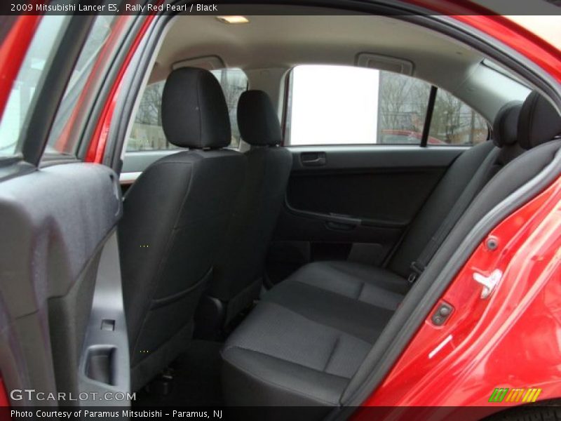 Rally Red Pearl / Black 2009 Mitsubishi Lancer ES
