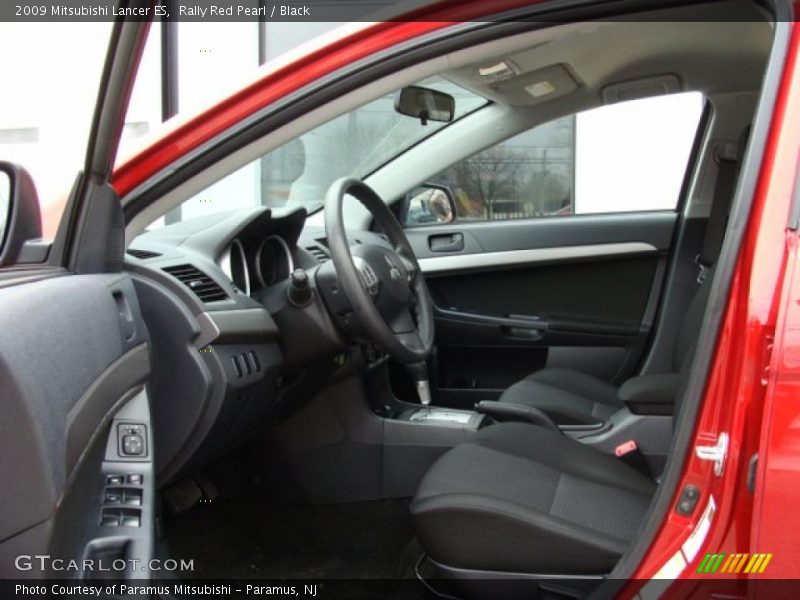 Rally Red Pearl / Black 2009 Mitsubishi Lancer ES