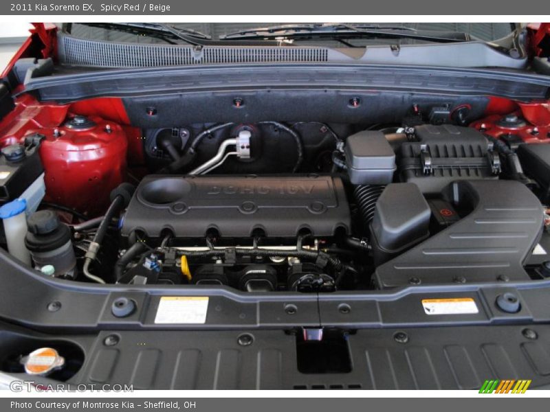 Spicy Red / Beige 2011 Kia Sorento EX