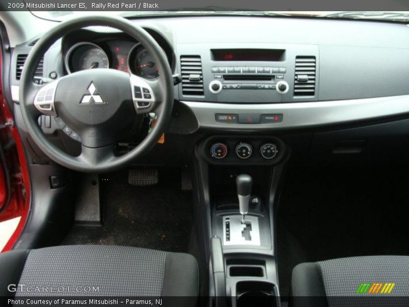 Rally Red Pearl / Black 2009 Mitsubishi Lancer ES