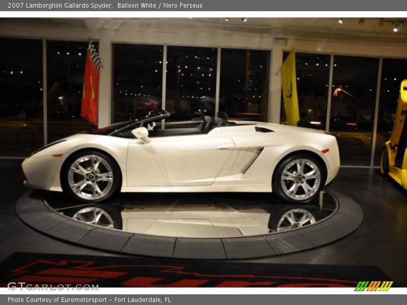 Balloon White / Nero Perseus 2007 Lamborghini Gallardo Spyder