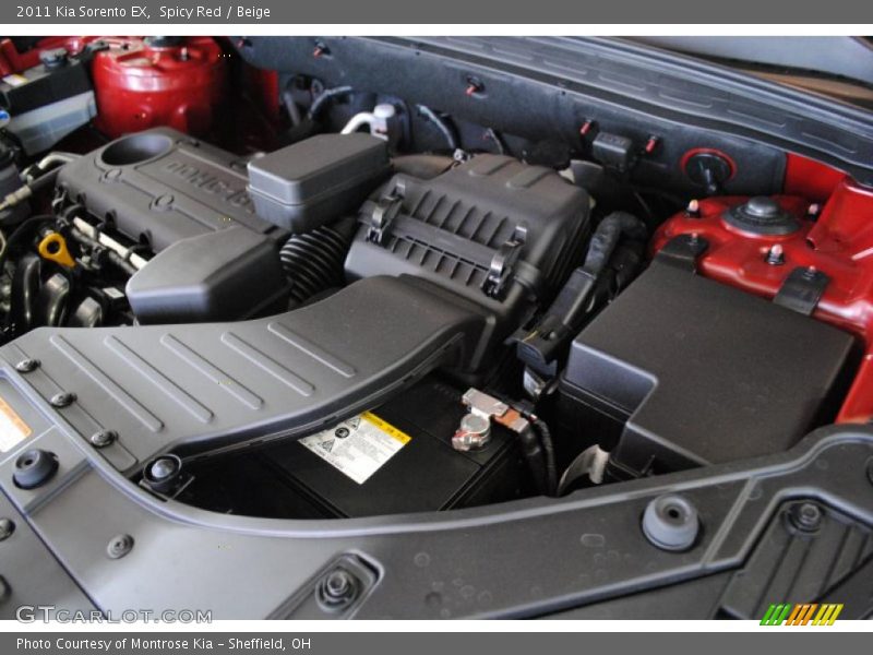 Spicy Red / Beige 2011 Kia Sorento EX