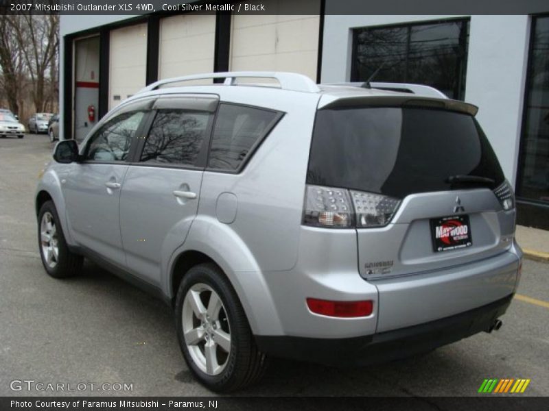 Cool Silver Metallic / Black 2007 Mitsubishi Outlander XLS 4WD