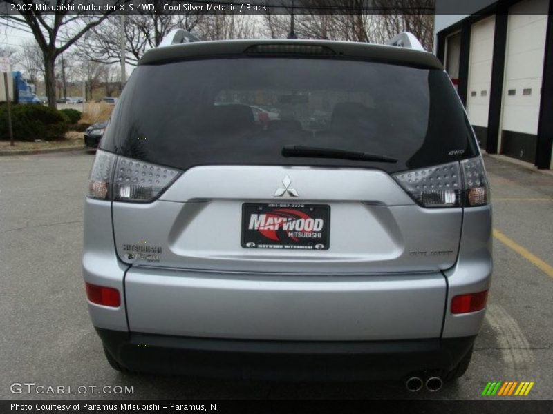 Cool Silver Metallic / Black 2007 Mitsubishi Outlander XLS 4WD