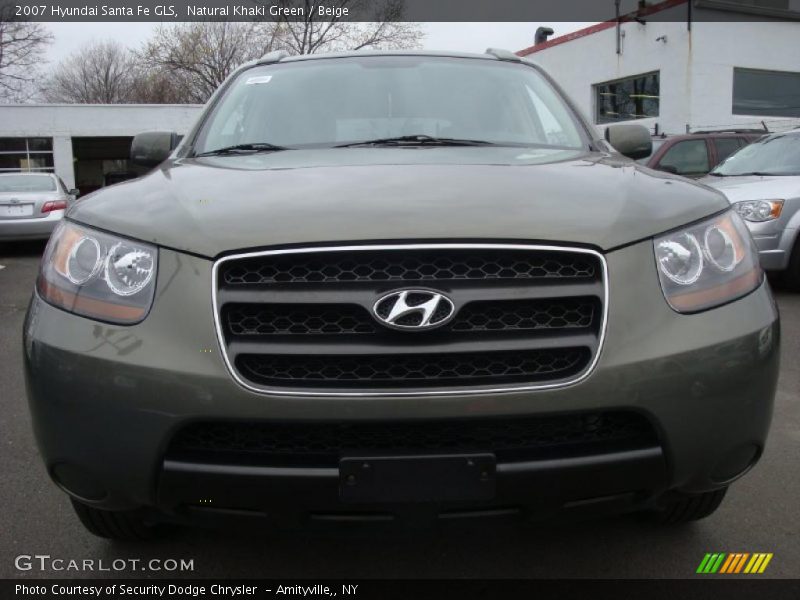 Natural Khaki Green / Beige 2007 Hyundai Santa Fe GLS