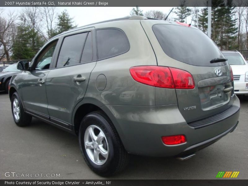 Natural Khaki Green / Beige 2007 Hyundai Santa Fe GLS