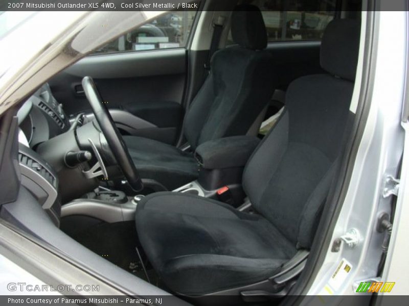 Cool Silver Metallic / Black 2007 Mitsubishi Outlander XLS 4WD