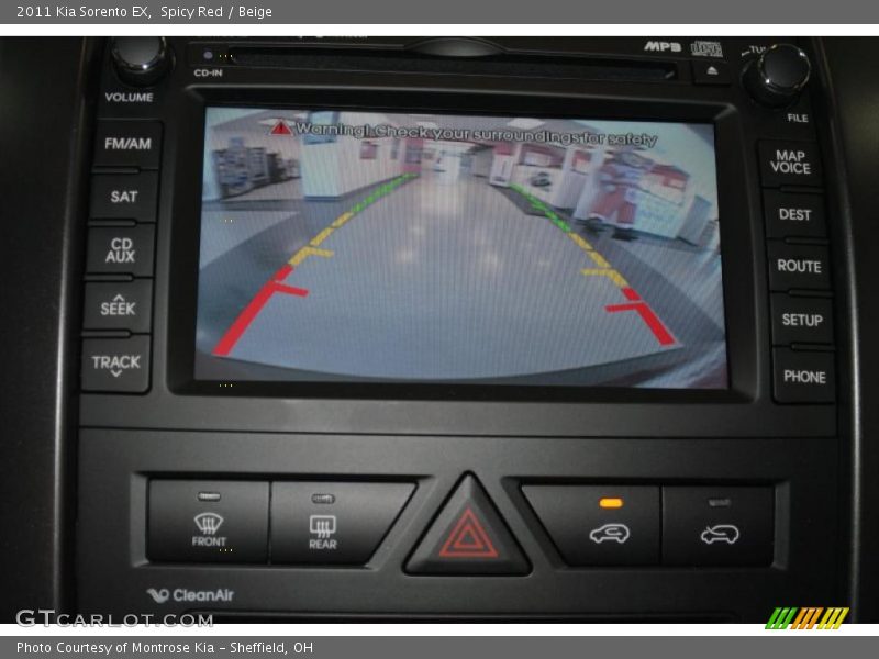 Spicy Red / Beige 2011 Kia Sorento EX