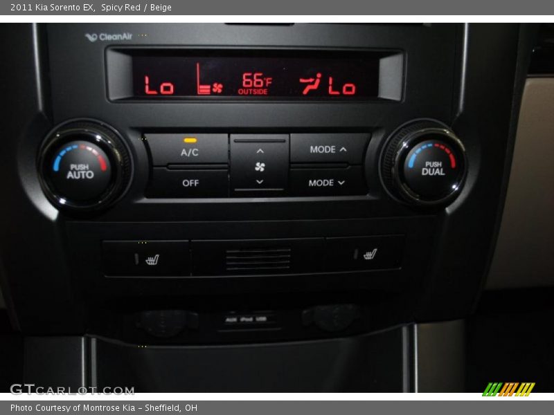 Spicy Red / Beige 2011 Kia Sorento EX