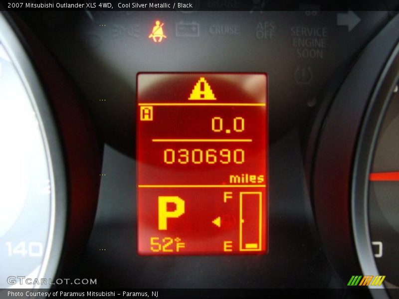 Cool Silver Metallic / Black 2007 Mitsubishi Outlander XLS 4WD