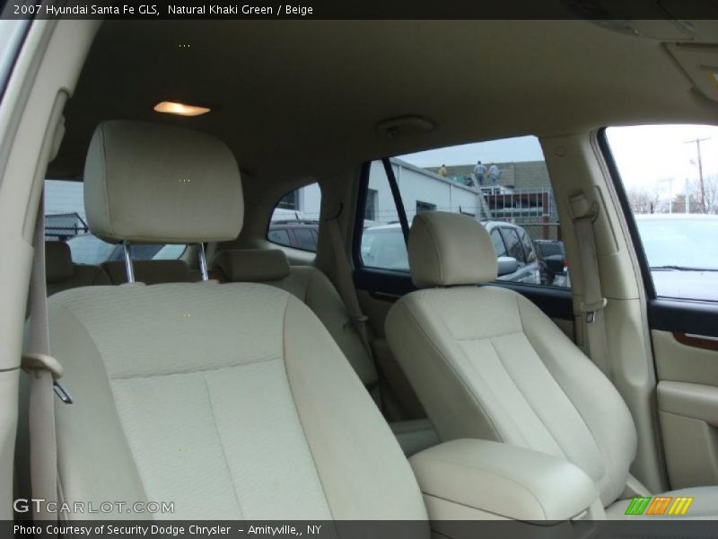 Natural Khaki Green / Beige 2007 Hyundai Santa Fe GLS