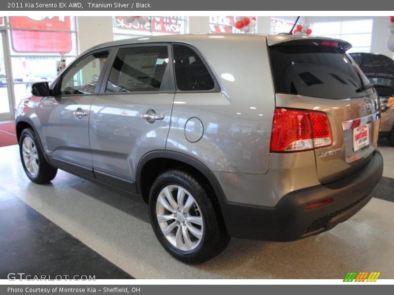 Titanium Silver / Black 2011 Kia Sorento EX AWD