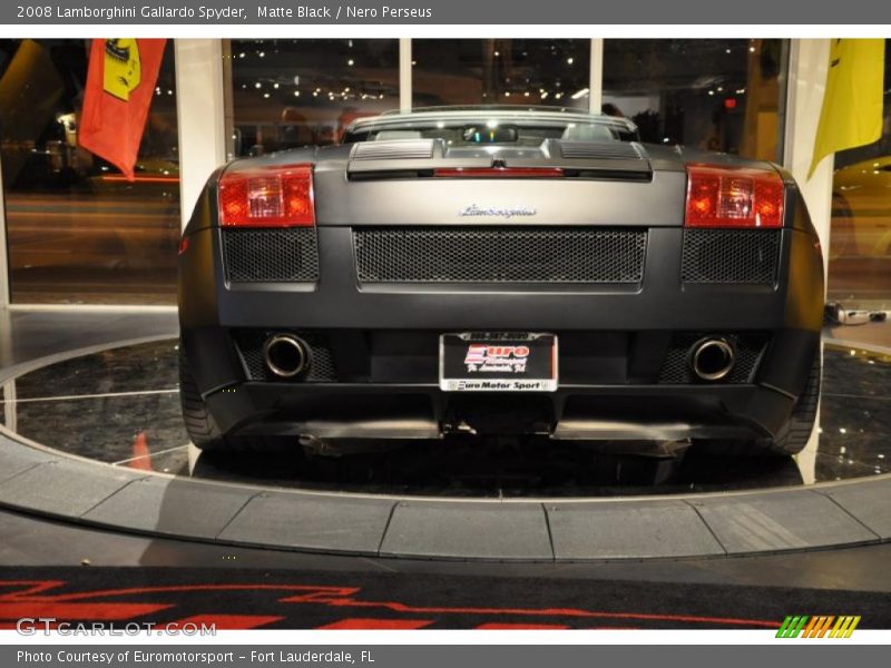 Matte Black / Nero Perseus 2008 Lamborghini Gallardo Spyder
