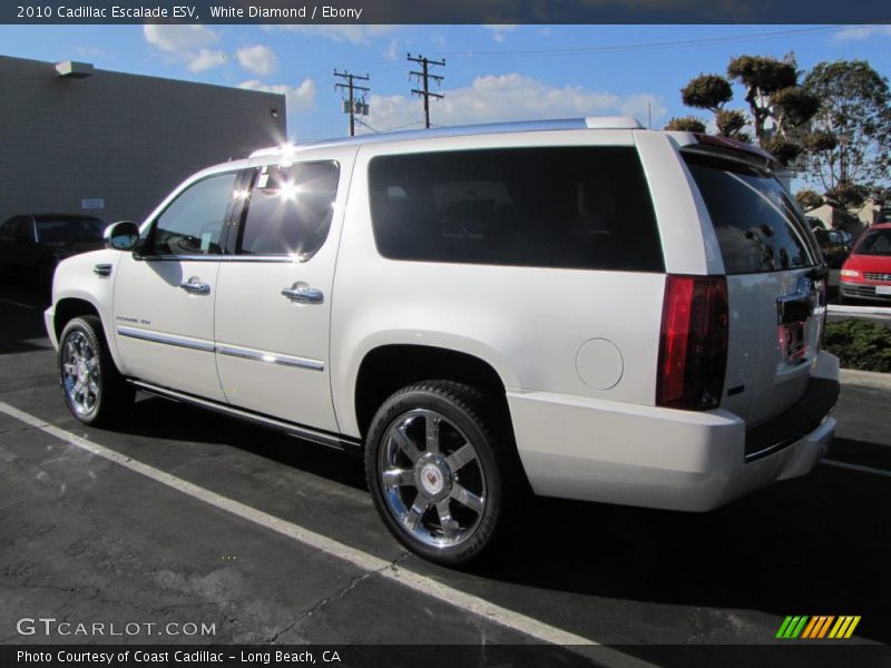 White Diamond / Ebony 2010 Cadillac Escalade ESV