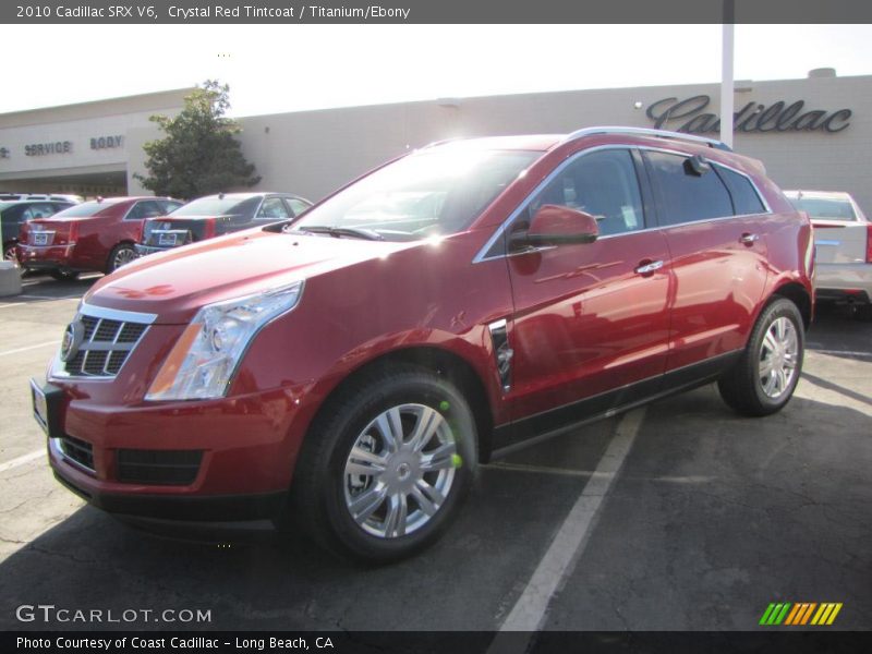 Crystal Red Tintcoat / Titanium/Ebony 2010 Cadillac SRX V6