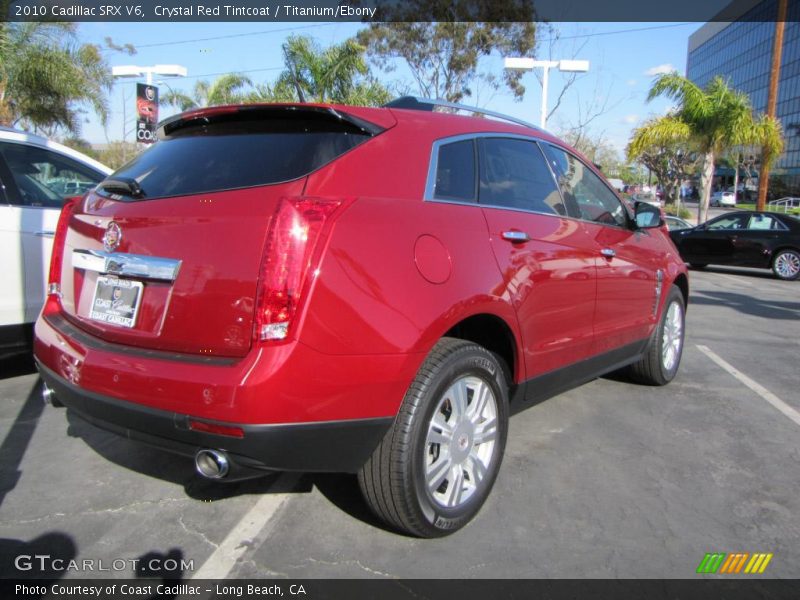Crystal Red Tintcoat / Titanium/Ebony 2010 Cadillac SRX V6
