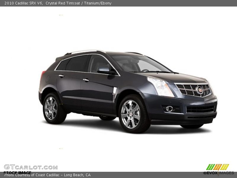 Crystal Red Tintcoat / Titanium/Ebony 2010 Cadillac SRX V6