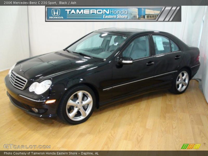 Black / Ash 2006 Mercedes-Benz C 230 Sport
