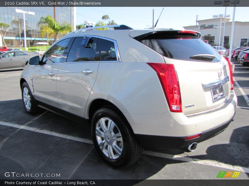 Gold Mist / Shale/Brownstone 2010 Cadillac SRX V6