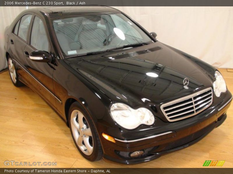 Black / Ash 2006 Mercedes-Benz C 230 Sport
