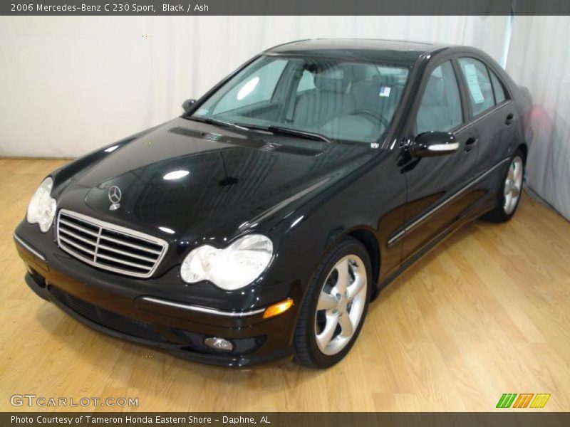 Black / Ash 2006 Mercedes-Benz C 230 Sport