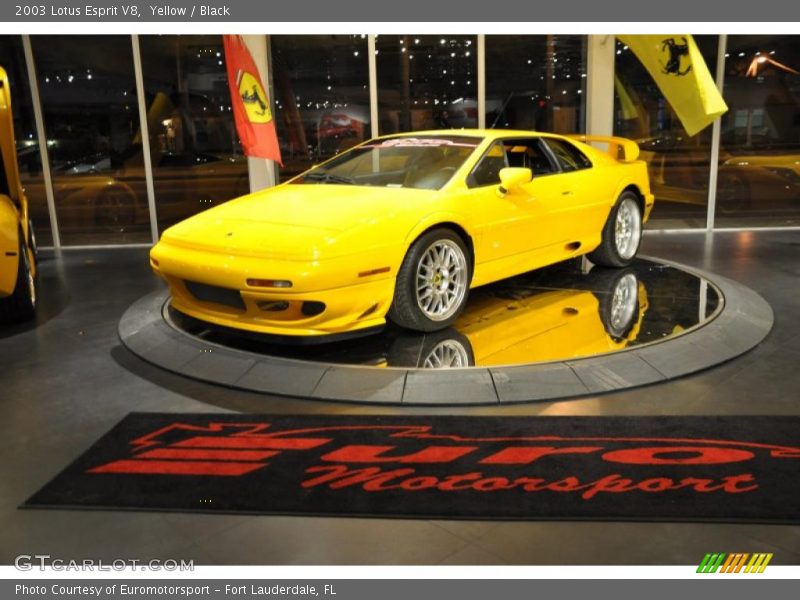 Yellow / Black 2003 Lotus Esprit V8