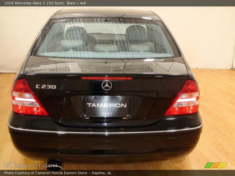 Black / Ash 2006 Mercedes-Benz C 230 Sport