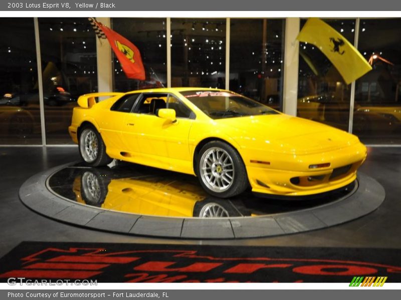 Yellow / Black 2003 Lotus Esprit V8