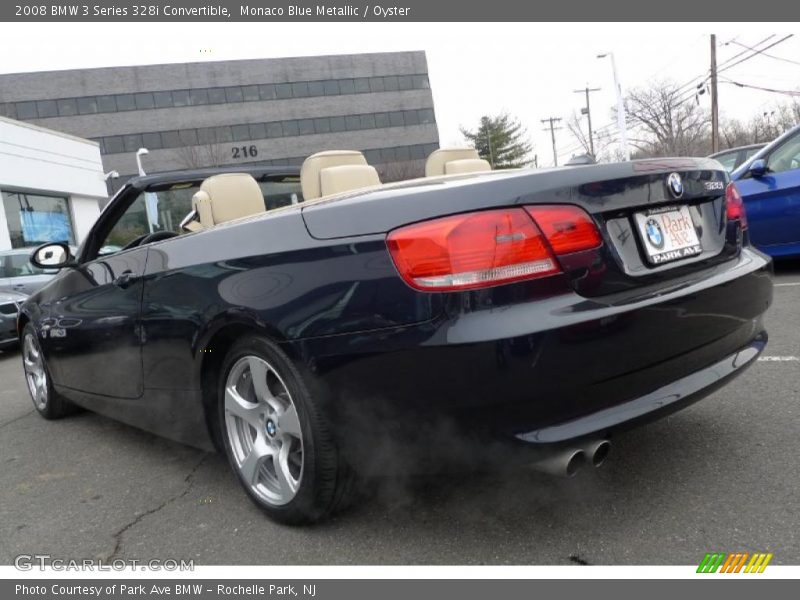 Monaco Blue Metallic / Oyster 2008 BMW 3 Series 328i Convertible