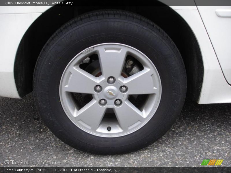 White / Gray 2009 Chevrolet Impala LT