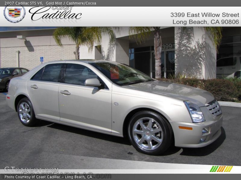 Gold Mist / Cashmere/Cocoa 2007 Cadillac STS V6