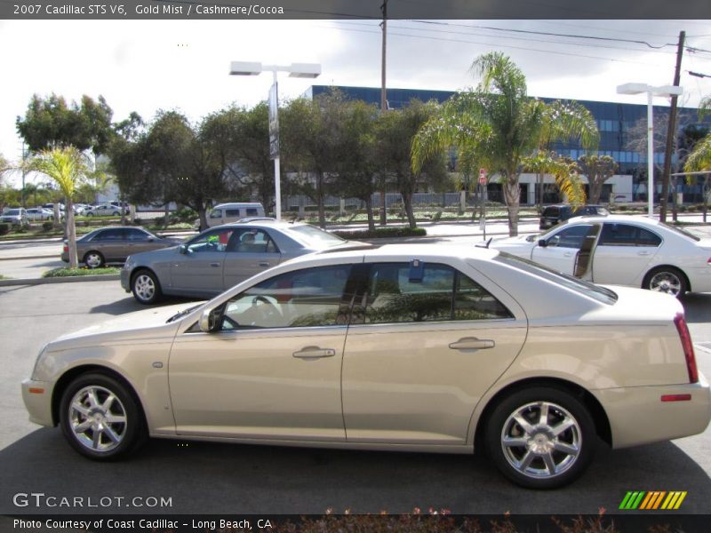 Gold Mist / Cashmere/Cocoa 2007 Cadillac STS V6