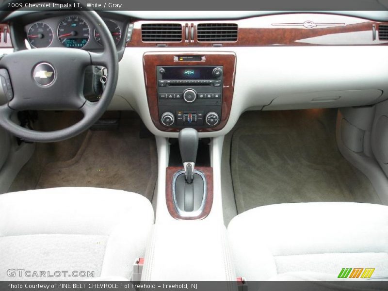 White / Gray 2009 Chevrolet Impala LT