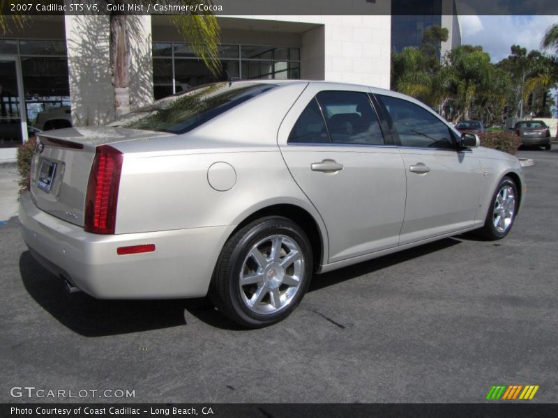 Gold Mist / Cashmere/Cocoa 2007 Cadillac STS V6
