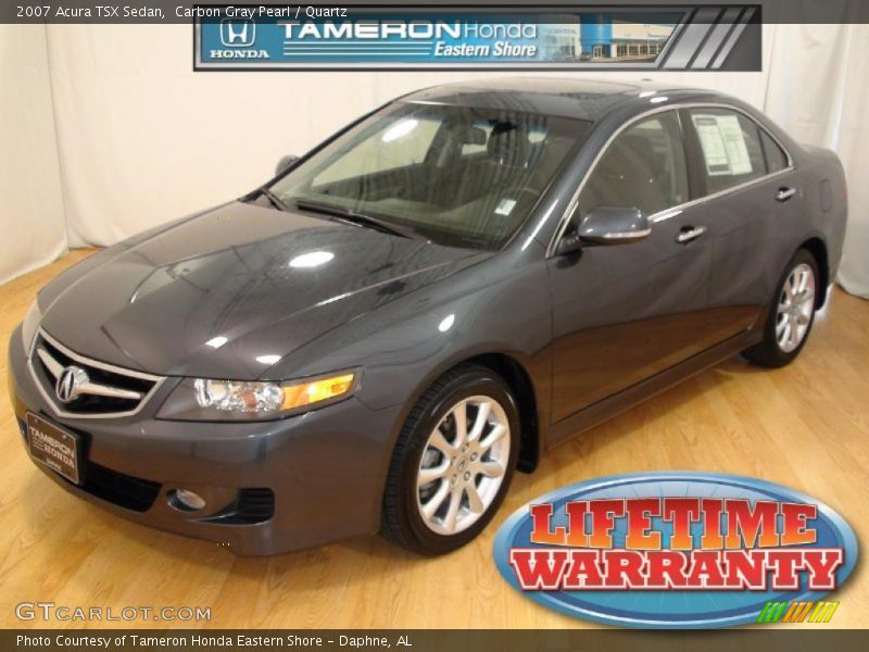 Carbon Gray Pearl / Quartz 2007 Acura TSX Sedan