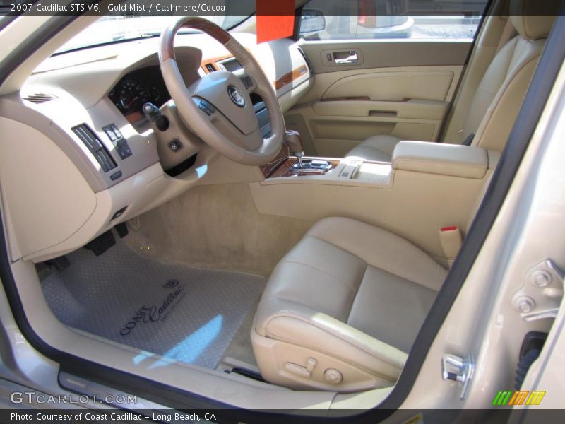 Gold Mist / Cashmere/Cocoa 2007 Cadillac STS V6
