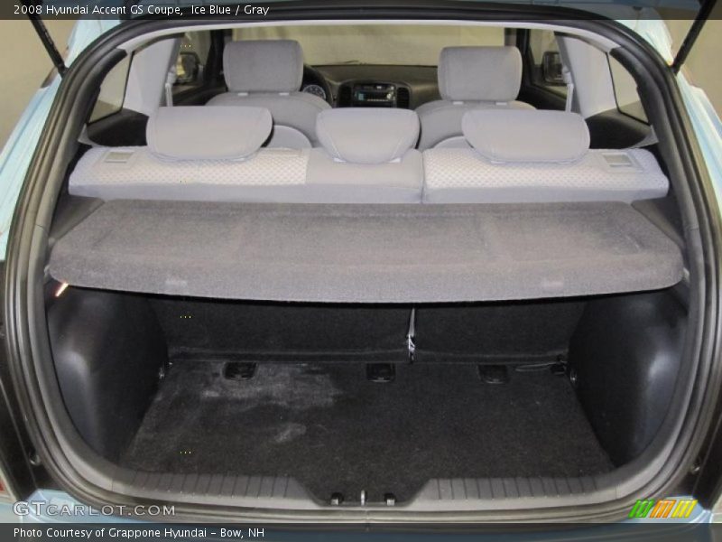 Ice Blue / Gray 2008 Hyundai Accent GS Coupe