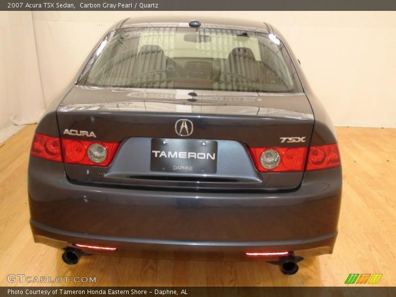 Carbon Gray Pearl / Quartz 2007 Acura TSX Sedan