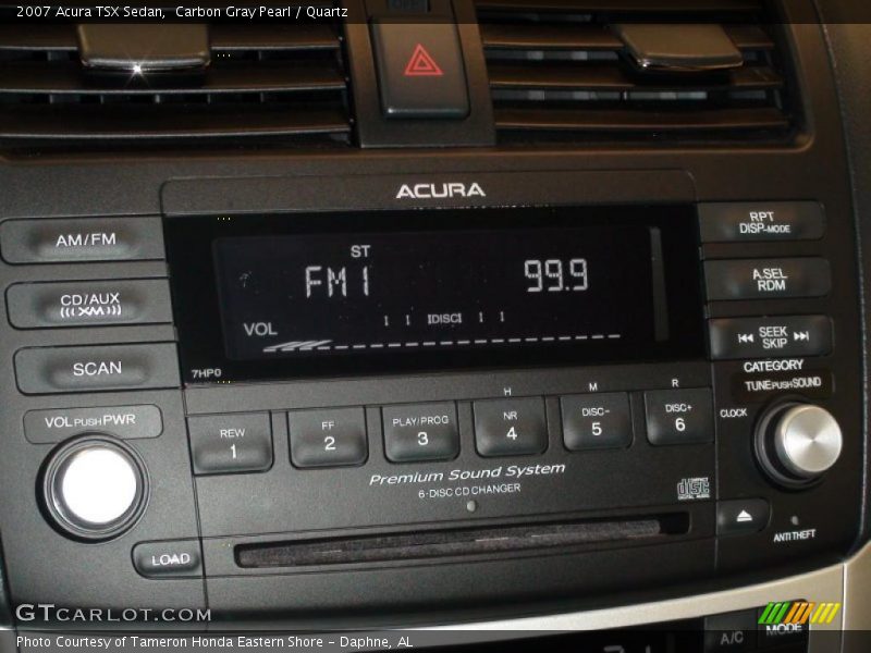 Carbon Gray Pearl / Quartz 2007 Acura TSX Sedan