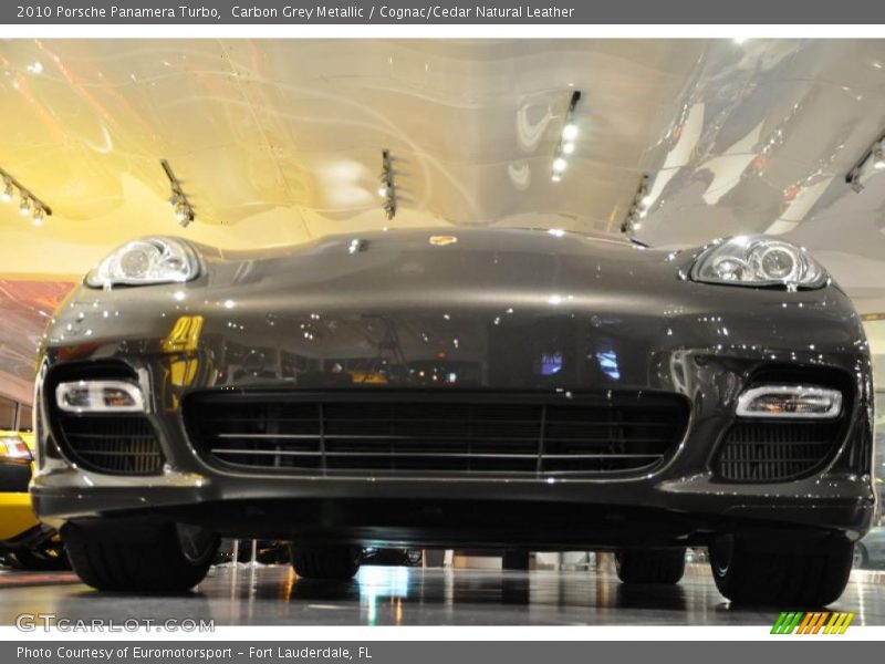 Carbon Grey Metallic / Cognac/Cedar Natural Leather 2010 Porsche Panamera Turbo