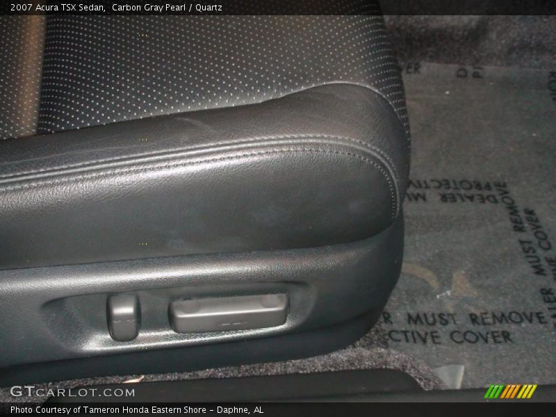 Carbon Gray Pearl / Quartz 2007 Acura TSX Sedan