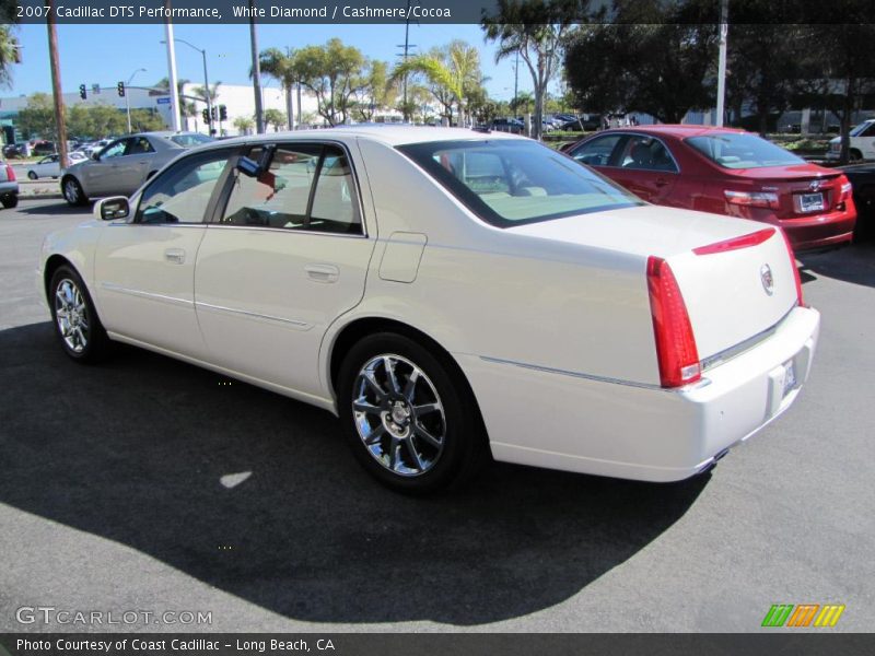 White Diamond / Cashmere/Cocoa 2007 Cadillac DTS Performance